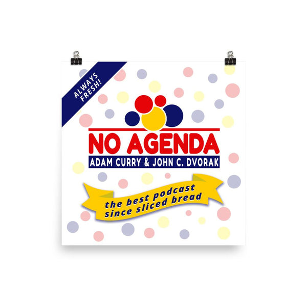 NO AGENDA 1355 - cover art poster print