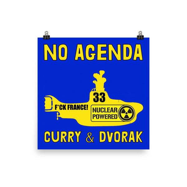 NO AGENDA 1383 - cover art poster print