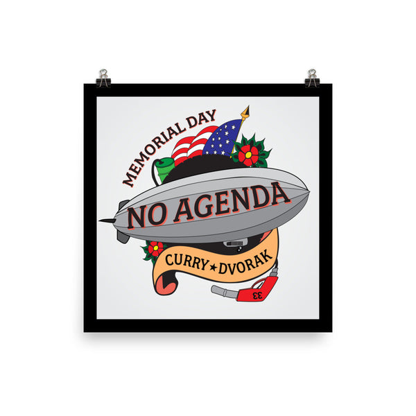 NO AGENDA 1455 - cover art poster print