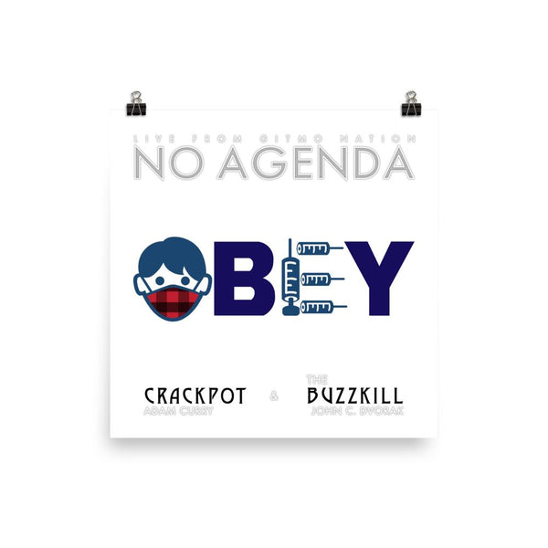 NO AGENDA 1323 - cover art poster print