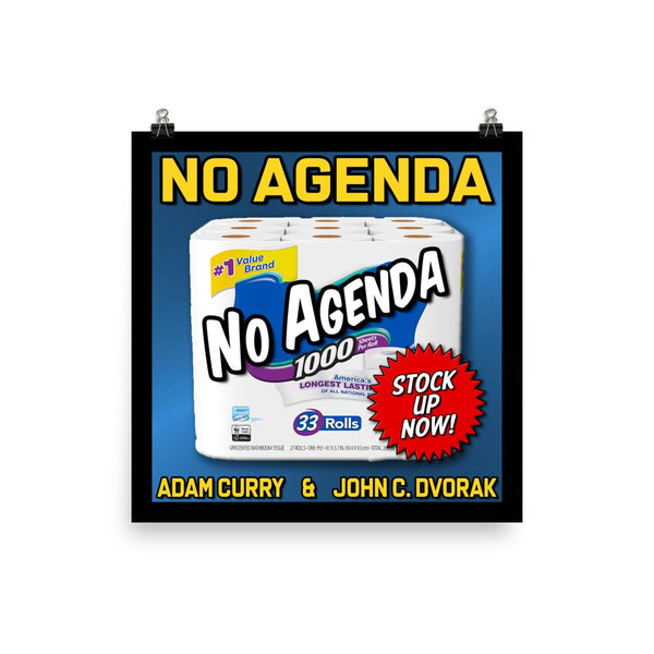 NO AGENDA 1223 - cover art poster print