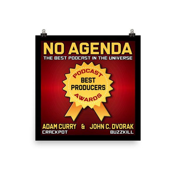 NO AGENDA 1217 - cover art poster print