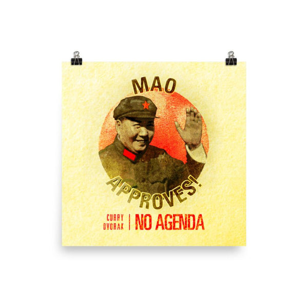 NO AGENDA 1342 - cover art poster print