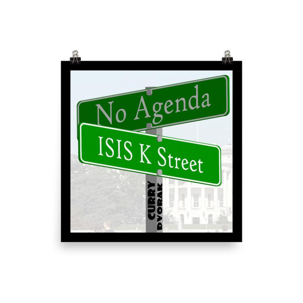 NO AGENDA 1377 - cover art poster print
