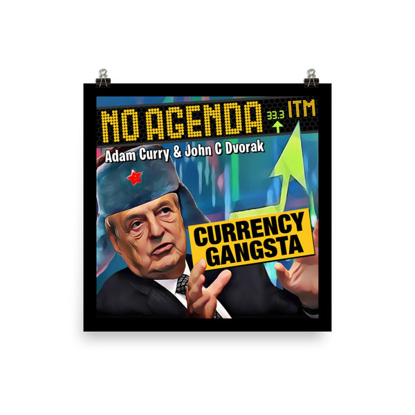 NO AGENDA 1431 - cover art poster print