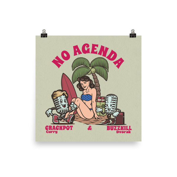 NO AGENDA 1456 - cover art poster print