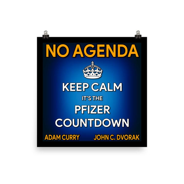 NO AGENDA 1301 - cover art poster print