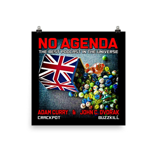 NO AGENDA 1218 - cover art poster print