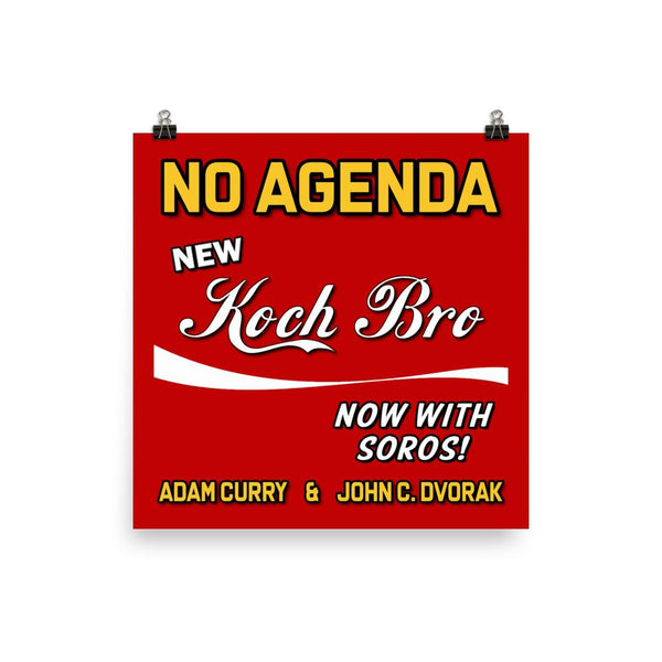 NO AGENDA 1206 - cover art poster print
