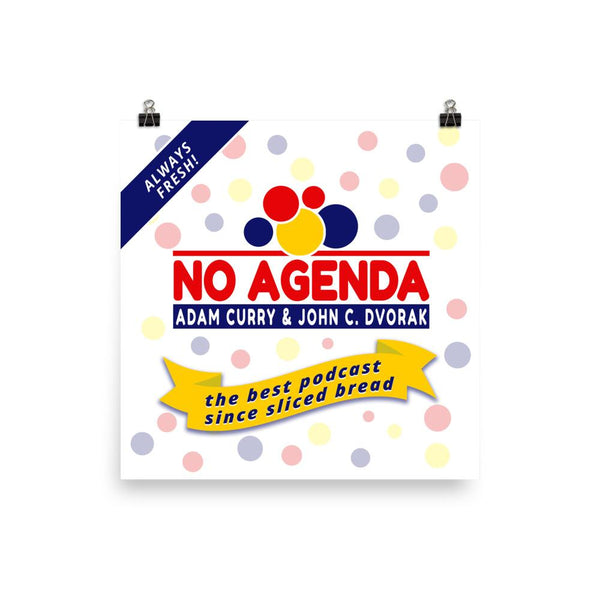 NO AGENDA 1355 - cover art poster print