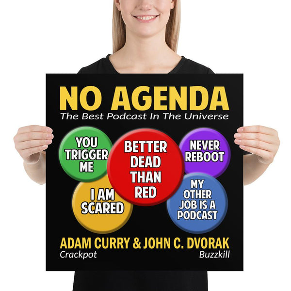 NO AGENDA 1169 - cover art poster print