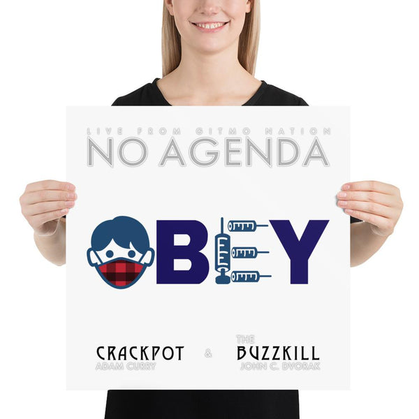 NO AGENDA 1323 - cover art poster print
