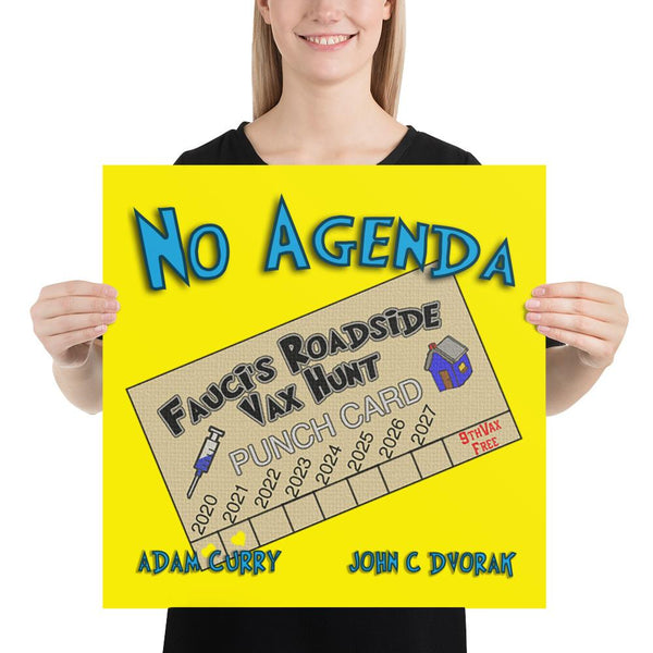 NO AGENDA 1318 - cover art poster print