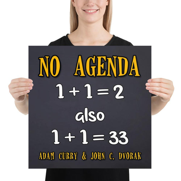 NO AGENDA 1324 - cover art poster print