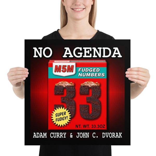 NO AGENDA 1326 - cover art poster print