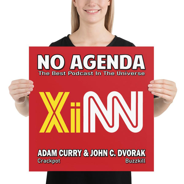 NO AGENDA 1234 - cover art poster print