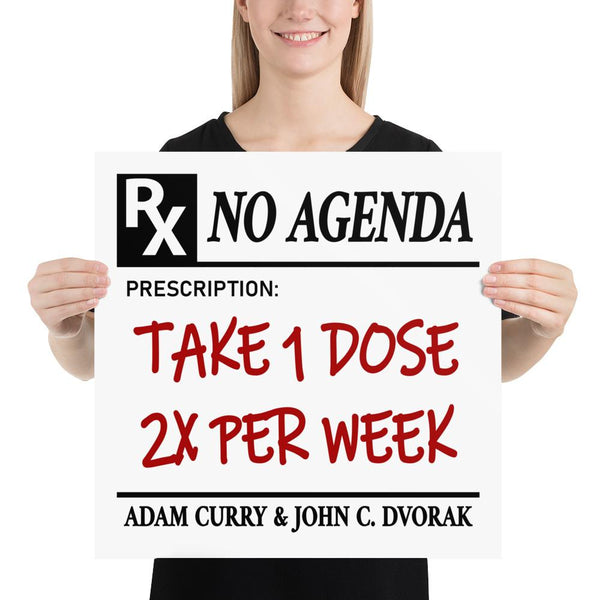 NO AGENDA 1227 - cover art poster print