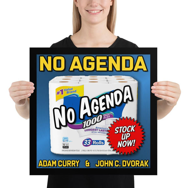 NO AGENDA 1223 - cover art poster print