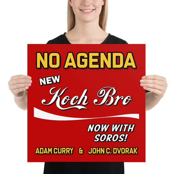 NO AGENDA 1206 - cover art poster print