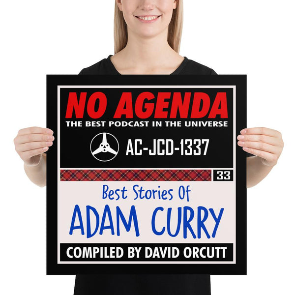 NO AGENDA 1337 - cover art poster print