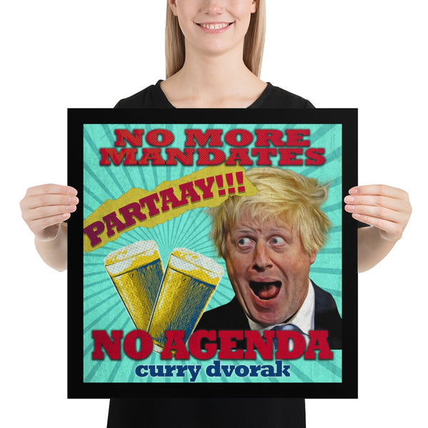 NO AGENDA 1418 - cover art poster print
