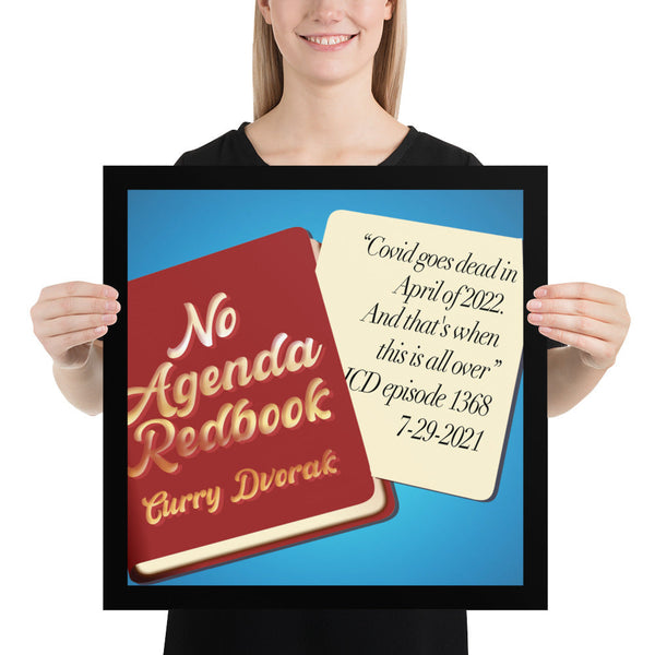 NO AGENDA 1438 - cover art poster print