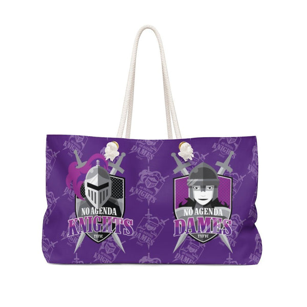 NO AGENDA KNIGHTS & DAMES - P - rope tote