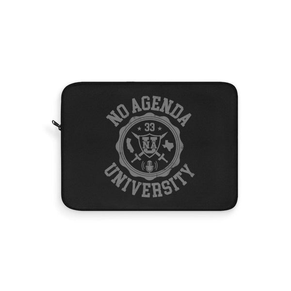 NO AGENDA UNIVERSITY - G - laptop sleeve