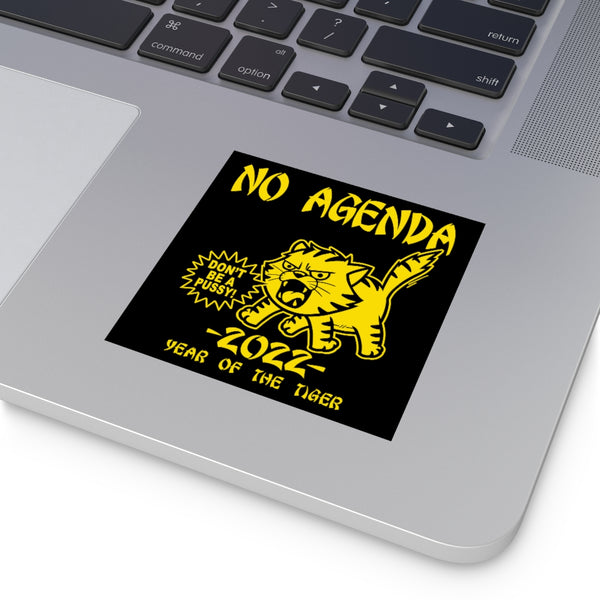 2022 YEAR OF THE TIGER - BLKY - square vinyl sticker