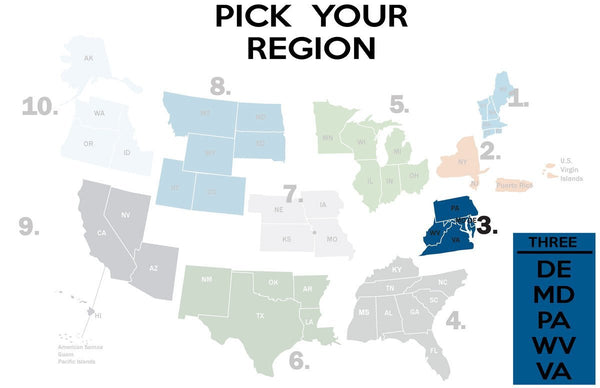 FEMA REGION THREE - accent mug