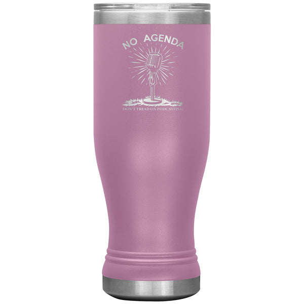 DONT TREAD ON PODCASTING - 20 oz boho tumbler