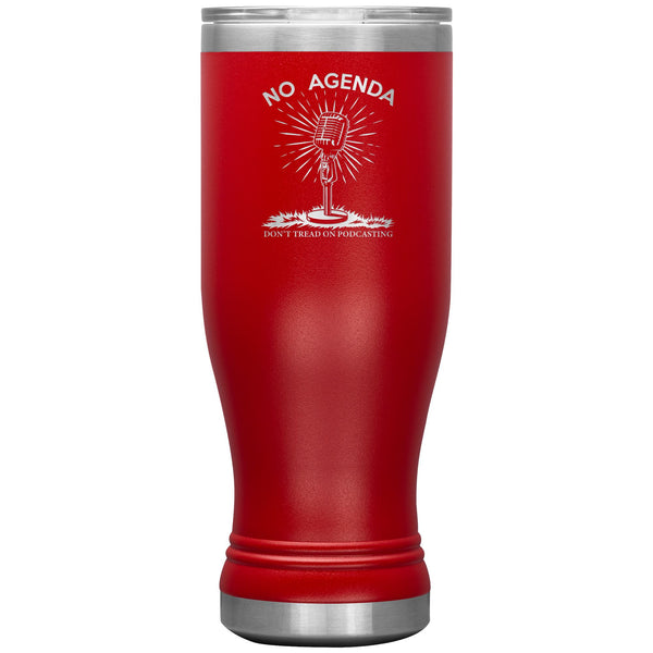 DONT TREAD ON PODCASTING - 20 oz boho tumbler