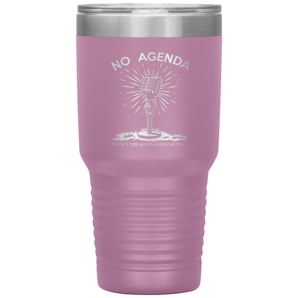 DONT TREAD ON PODCASTING - 30 oz tumbler