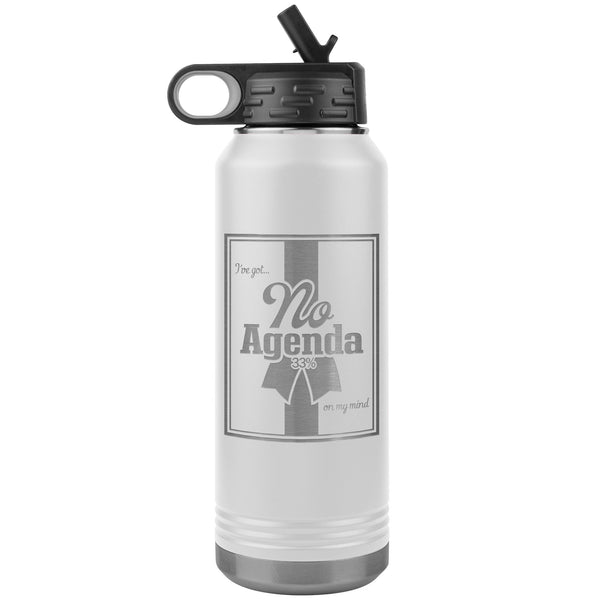 NO AGENDA RIBBON - 32 oz straw tumbler