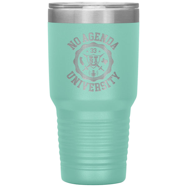 NO AGENDA UNIVERSITY - 30 oz tumbler