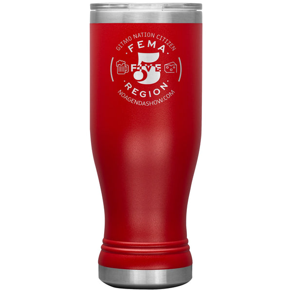 FEMA REGION FIVE - 20 oz boho tumbler