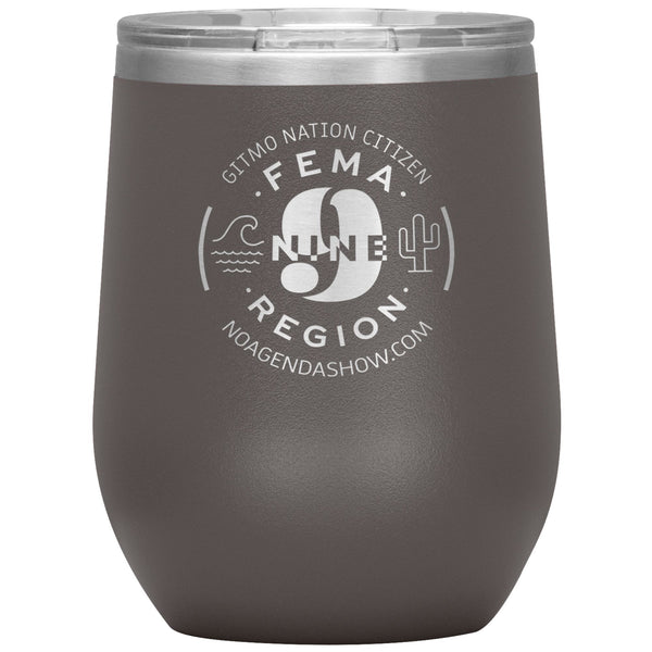 FEMA REGION NINE - 12 oz wine tumbler