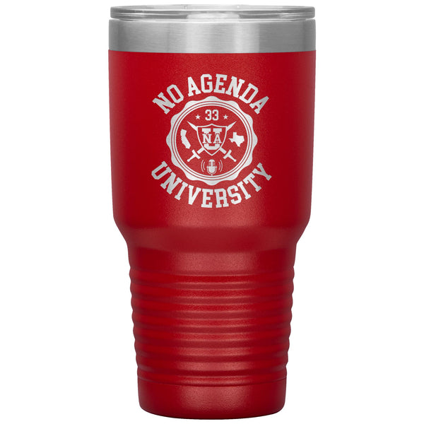 NO AGENDA UNIVERSITY - 30 oz tumbler