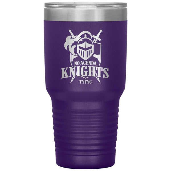 NO AGENDA KNIGHTS - 30 oz tumbler