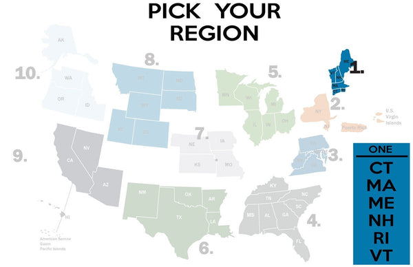 FEMA REGION ONE - accent mug