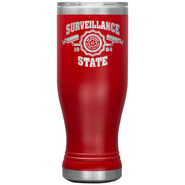 SURVEILLANCE STATE - 20 oz boho tumbler