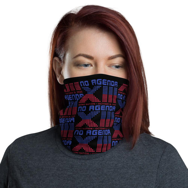 NO AGENDA 13 YEARS - neck gaiter