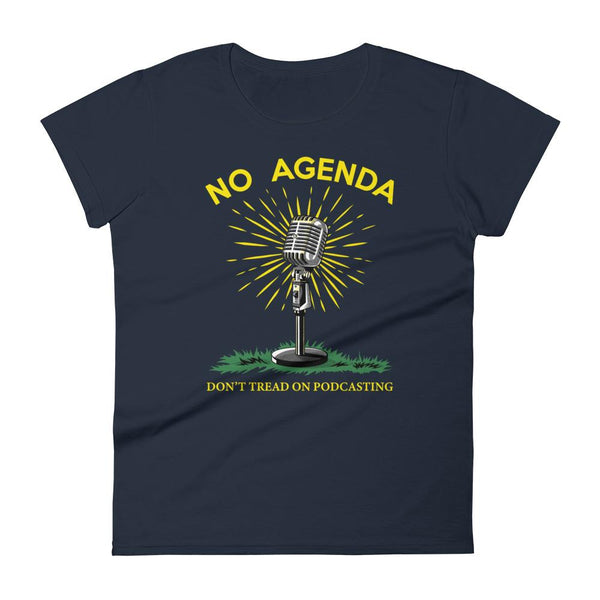 DONT TREAD ON PODCASTING - womens tee