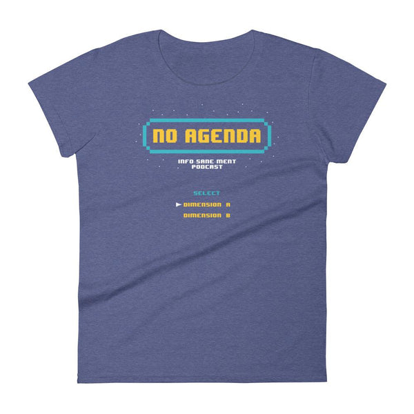 8-BIT NO AGENDA - womens tee