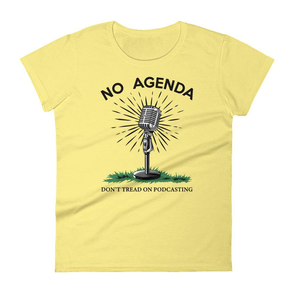 DONT TREAD ON PODCASTING - womens tee