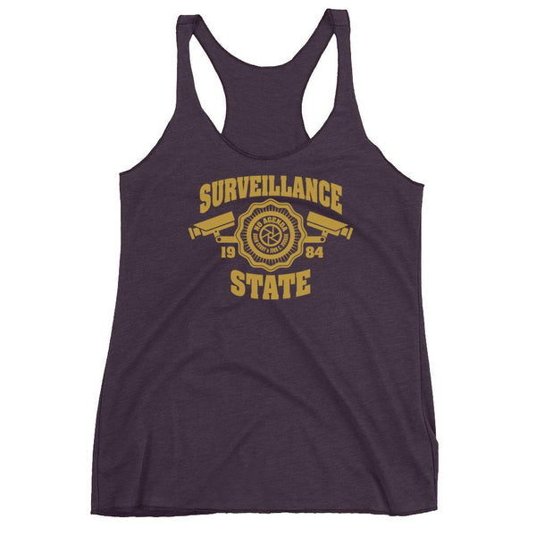 SURVEILLANCE STATE - racerback tank
