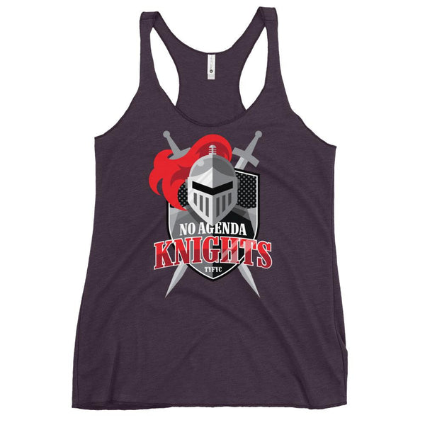 NO AGENDA KNIGHTS - racerback tank