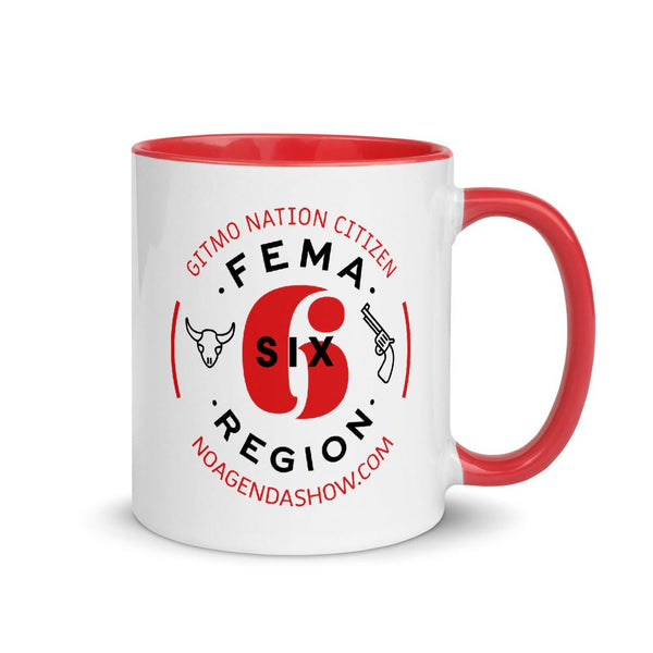 FEMA REGION SIX - accent mug