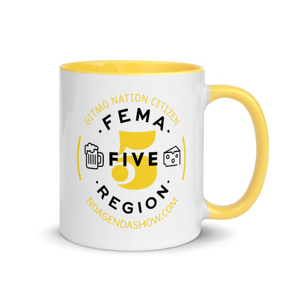 FEMA REGION FIVE - accent mug