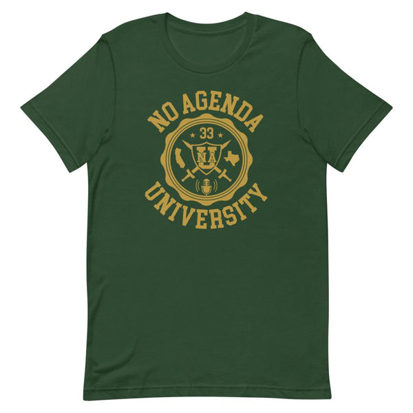NO AGENDA UNIVERSITY - tee shirt
